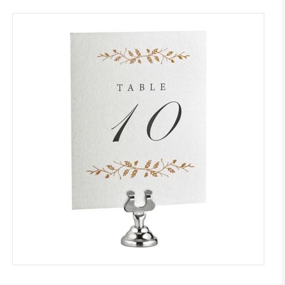 NWT New Star Foodservice 12 Place Card Table # Hol - Picture 5 of 9